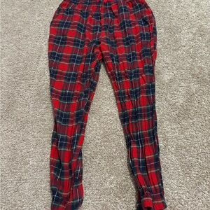 Old Navy Red and Black Plaid Pajama Pants